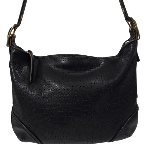 Vintage Coach 9218 Black Leather Shoulder Bag - Picture 5 of 13